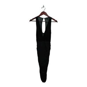 Black Velvet bodycon Cocktail Dress by Privy.  Pristine condition.  Size Medium